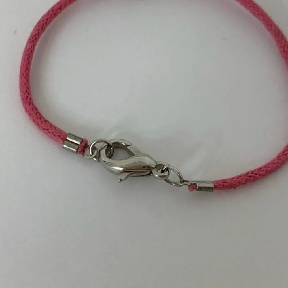 H.Stern Star of David red pink string baby toddler size bracelet NWT